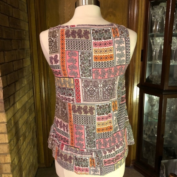 J. Jill Sleeveless Print Top - Picture 7 of 8